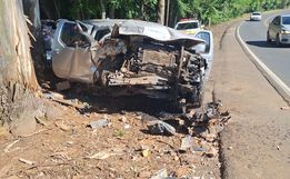 Homem fica gravemente ferido em acidente na SC-157, em Quilombo