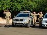 Militares do 11ºBPM/Fron prestam homenagem à PM morto após acidente em SC