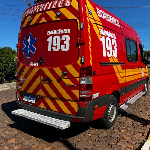 Ciclista fica ferida ao sofrer queda no bairro Salete, em SMOeste