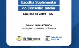 São José do Cedro abre inscrições para eleição suplementar de conselheiros tutelares