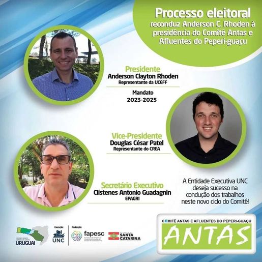 Comitê da Bacia Hidrográfica da região possui nova diretoria