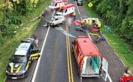Morre quinta vítima do grave acidente envolvendo quatro carros na BR-282 