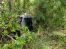 Veículo sai da pista após condutor tentar desviar buraco na BR-163