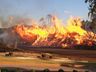 Incêndio deixa rodovia SC163 interrompida em São João do Oeste