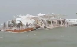 Clube flutuante que naufragou em SC faz vaquinha para refazer projeto