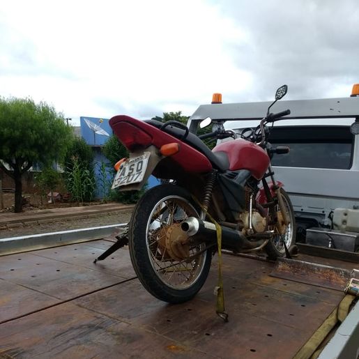 Motocicleta furtada em SMOeste é recuperada 10 dias após em Barra Bonita 