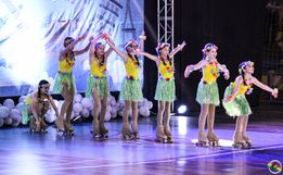 Cia Artística de Patinação La Salle promove espetáculo em SMO