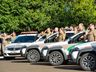 Militares do 11ºBPM/Fron prestam homenagem à PM morto após acidente em SC