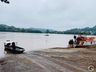 Nível de água do Rio Uruguai baixa e libera trânsito em pontes