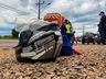 Colisão deixa motociclista ferido na Willy Barth em SMO