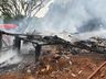 Casa é destruída por incêndio no interior de SJCedro