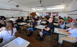 São Miguel do Oeste sedia segundo dia de prova do superconcurso da Educação com 1.812 candidatos