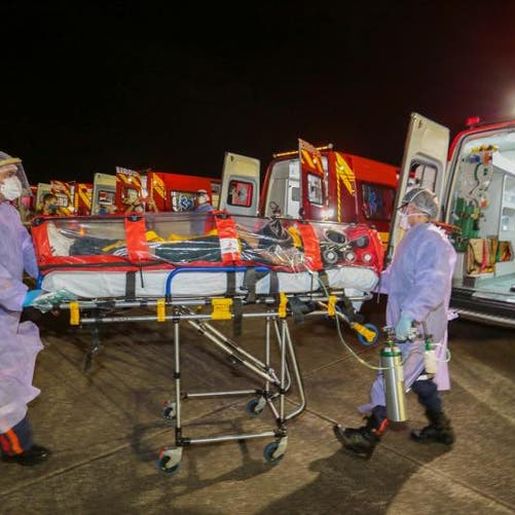 Pacientes de Manaus chegam a SC para tratamento da Covid-19