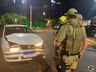 Colisão entre dois carros deixa uma pessoa ferida, em SMOeste