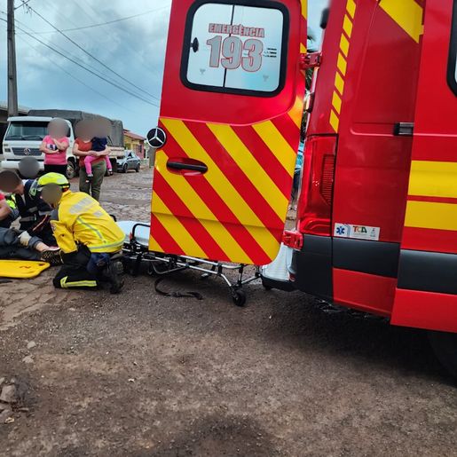 Motociclista fica ferido em acidente com carro em Itapiranga