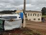 Saída de pista seguida de capotamento é registrado na BR 163 em Cedro