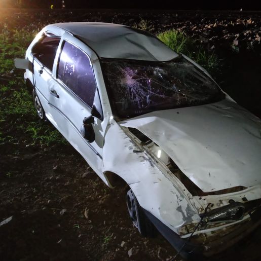 Motorista fica ferido em acidente na BR-163, em São José do Cedro