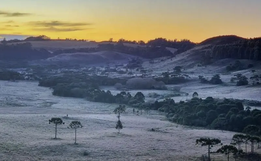 Semana terá chuva, frio intenso, geada e até chance de neve em SC