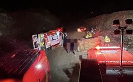 Capotamento deixa homem ferido no interior de Maravilha