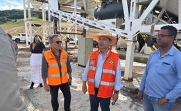 Governador vistoria obras na SC-305; pavimentação deve começar em março