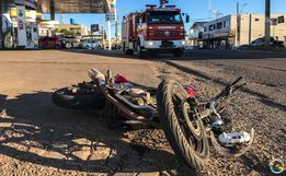 SMO: Acidente entre motos deixa homem ferido na Willy Barth