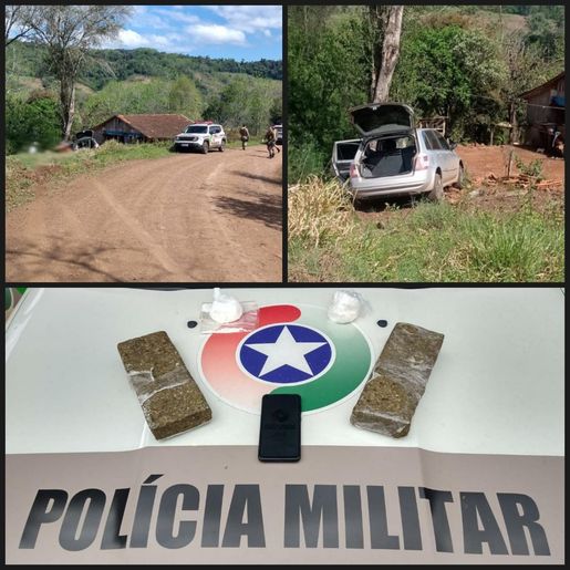 Após perseguição, homem é preso pela PM por tráfico de drogas na região