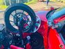 Acidente entre moto e carro deixa dois feridos na SC 163, em Itapiranga