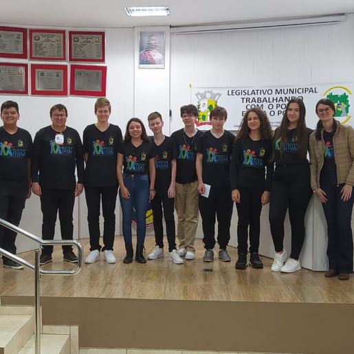 Vereadores Mirins de Itapiranga participam de Conferência Regional em Iraceminha