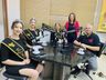 Soberanas da FAIC visitam Rádio Itapiranga