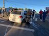 VÍDEO: Colisão entre três veículos deixa mulher ferida em SMOeste 