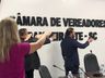 Eder Marcon e vereadores tomam posse em Bandeirante com nova equipe de governo