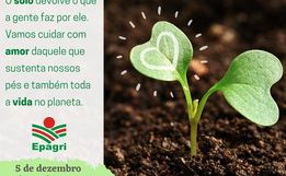 Extensionista defende conservação do solo como reservatório natural de água