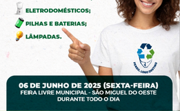 São Miguel do Oeste realiza nova etapa da campanha "Penso, Logo Destino" nesta sexta-feira