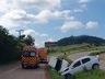 Colisão frontal na BR-163 deixa cinco feridos em Guarujá do Sul