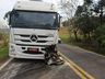 Caminhão do Extremo Oeste se envolve em acidente com morte na BR-163 no PR