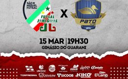 São Miguel Futsal recebe Pato em amistoso e apresentação do elenco