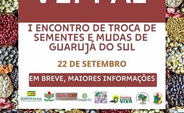 1º encontro para Troca de Sementes e Mudas deverá ser em setembro