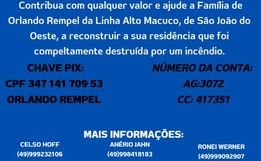 Amigos realizam campanha para ajudar família que perdeu casa em incêndio 