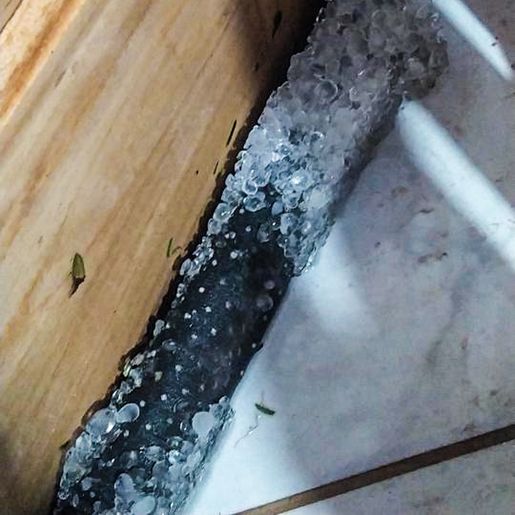VÍDEO: Temporal com granizo causa estragos em São Miguel do Oeste