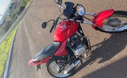 Motocicleta é furtada durante a madrugada no bairro Progresso em SMOeste