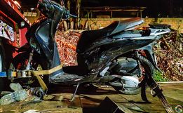Motociclista fica gravemente ferido em acidente na SC-163 em Descanso
