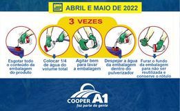 Cooperativa promove recolha de embalagens de agrotóxicos