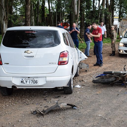 VÍDEO: Morre vítima de acidente com moto na BR-163 em SMOeste