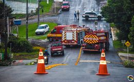 Incêndio danifica pizzaria recém inaugurada em São Miguel do Oeste