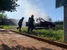 Incêndio consome veículo no centro de São Miguel do Oeste