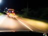 Colisão frontal deixa quatro pessoas feridas na BR-282 em Iraceminha 