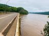 Nível do Rio Uruguai ultrapassa 8 metros acima do normal e pontes são interrompidas
