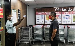 Supermercados terão que medir temperatura de clientes a partir desta segunda em Florianópolis