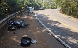 Homem tem perna amputada em acidente na SC 163 em Itapiranga 