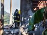 VÍDEO: Casa é destruída por incêndio em São Miguel do Oeste